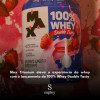 100% Whey Double Tasty Pote 900g Max Titanium Sabor Morango
