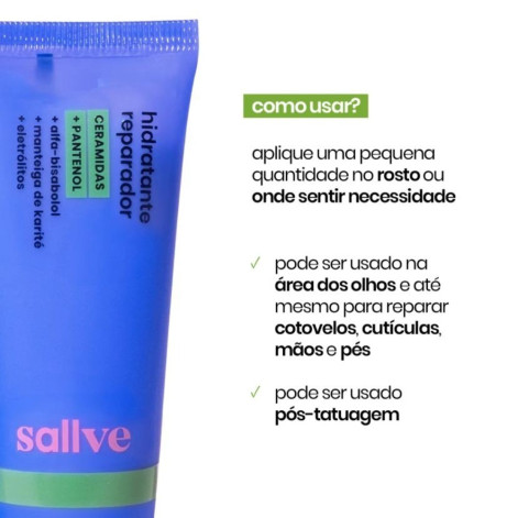 Hidratante Corporal Reparador Sallve 40g
