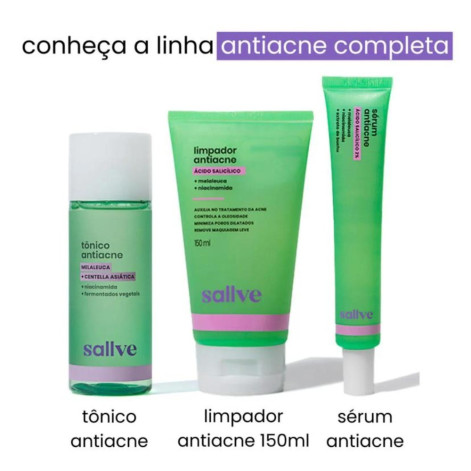 Limpador Facial Antiacne Sallve 150ml