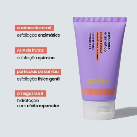 Esfoliante Facial Enzimático Sallve 70g