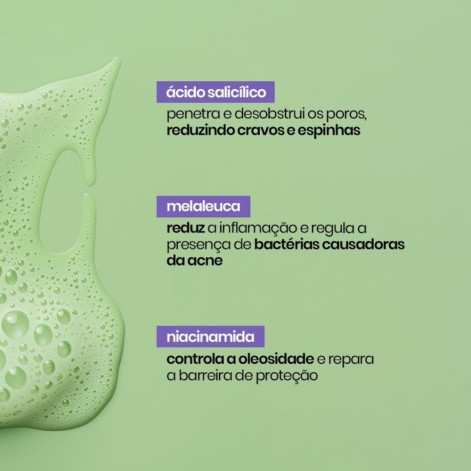 Limpador Antiacne Facial Sallve 300ml
