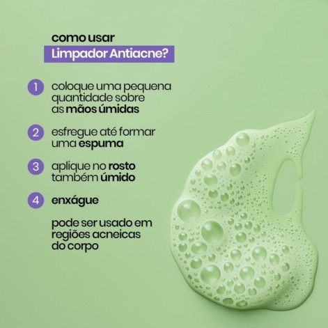 Limpador Antiacne Facial Sallve 300ml