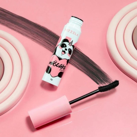 Máscara para Cílios Vizzela Big no Panda Cor Preta Vegana 5g