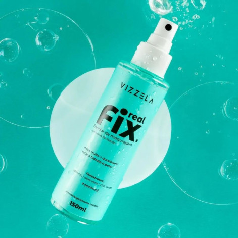 Fixador de Maquiagem Vizzela Real Fix Spray 150ml