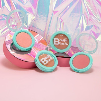 Blush Compacto 4,6g Vizzela Beauty Blush Baby Cor 03