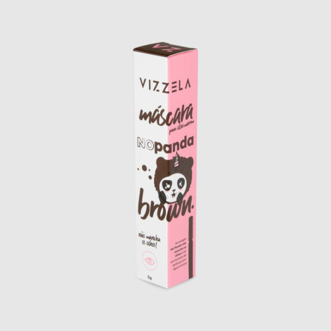 Máscara para Cílios Vizzela Big No Panda Brown 5g Preto
