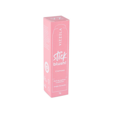 Blush Stick Vizzela Cremoso Cor 01  7g