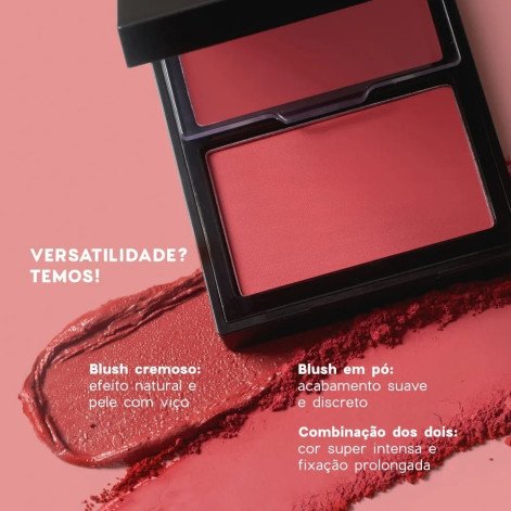 Blush Océane Edition Duo 2 em 1 Cherry Paint 10,2g Blush Océane Edition Duo 2 em 1 Cherry Paint 10,2g
