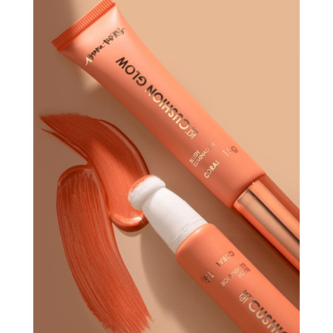 Blush Iluminador Bruna Tavares Bt Cushion Glow Coral 15g