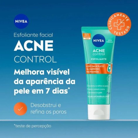 Esfoliante Facial Nivea Acne Control 75ML Esfoliante Facial Nivea Acne Control 75ML