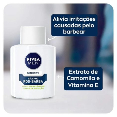 Pós Barba Bálsamo Nivea Men Sensitive 100ml