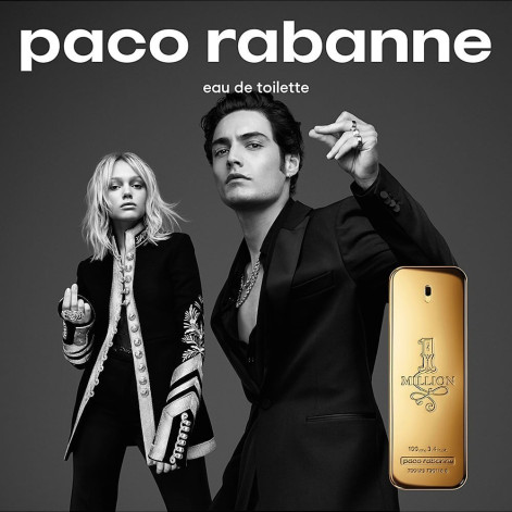 perfume paco rabanne 1 million masculino eau de toilette 50ml Único perfume paco rabanne 1 million masculino eau de toilette 50ml Único