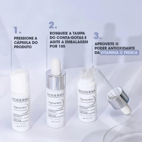 Sérum Facial Concentrado Clareador e Antioxidante Bioderma Pigmentbio C-Concentrate com 15ml Sérum Facial Concentrado Clareador e Antioxidante Bioderma Pigmentbio C-Concentrate com 15ml