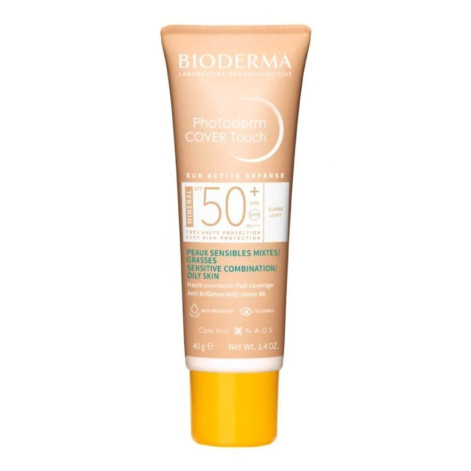 Protetor Solar Facial Bioderma Photoderm Cover Touch FPS 50 Claro 40ml Protetor Solar Facial Bioderma Photoderm Cover Touch FPS 50 Claro 40ml