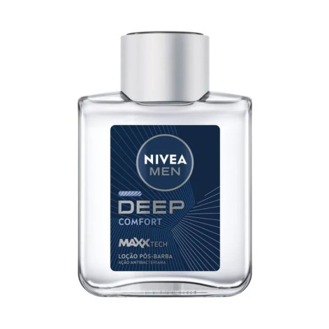 Locao Pos Barba Nivea Men Deep Black 100ml Locao Pos Barba Nivea Men Deep Black 100ml