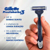 Aparelho de Barbear Descartável Gillette Prestobarba 3 com 4 unidades