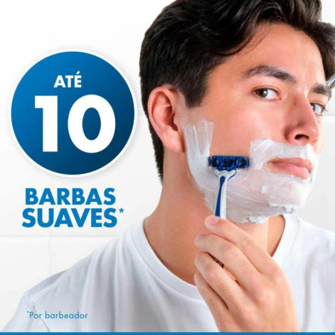Aparelho de Barbear Descartável Gillette Prestobarba 3 com 4 unidades