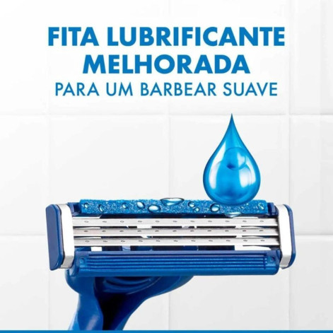 Aparelho de Barbear Descartável Gillette Prestobarba 3 com 4 unidades