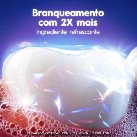 Creme Dental Oral-B 3D White Branqueamento 70g 3 unidades Creme Dental Oral-B 3D White Branqueamento 70g 3 unidades