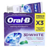 Creme Dental Oral-B 3D White Branqueamento 70g 3 unidades Creme Dental Oral-B 3D White Branqueamento 70g 3 unidades