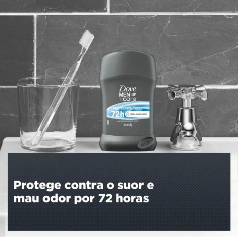 Desodorante Antitranspirante Stick Dove Men +Care Proteção Total Masculino 72h 45g