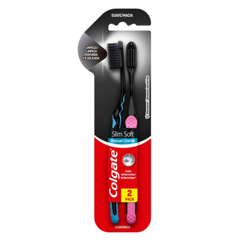Escova de Dente Colgate Slim Soft Black