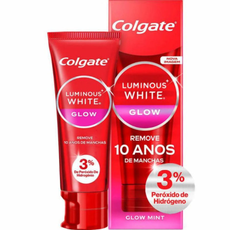 Creme Dental Colgate Luminous White Glow 70g Creme Dental Colgate Luminous White Glow 70g