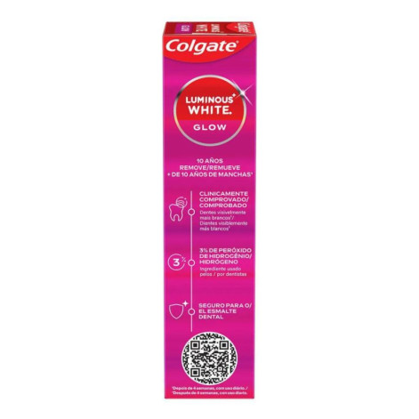 Creme Dental Colgate Luminous White Glow 70g Creme Dental Colgate Luminous White Glow 70g