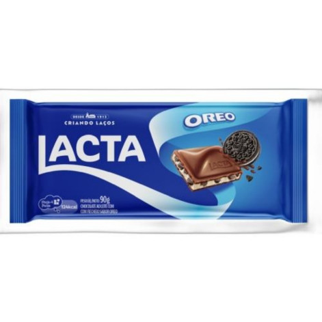 Chocolate Lacta Leite Oreo 90G