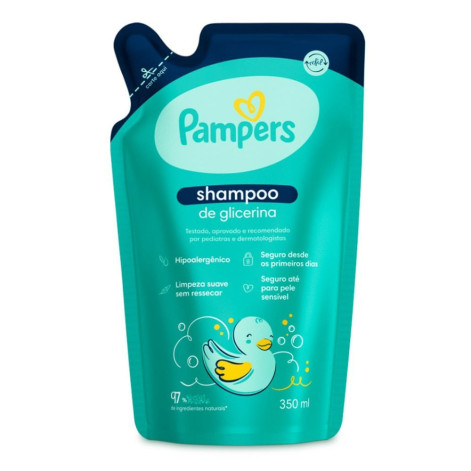 Shampoo Pampers Glicerina Refil 350ml Shampoo Pampers Glicerina Refil 350ml