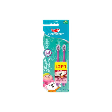 Escova Dental Condor 2 + Kids Lilica Ripilica Lv 2 Pg 1 un