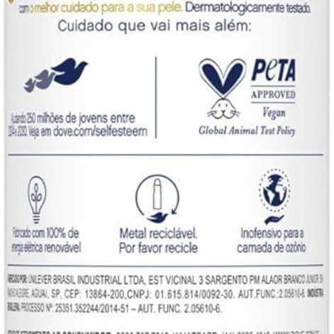 Dove Desodorante Antitranspirante Aerossol Original 250 ML, Leve Mais e Pague Menos Dove Desodorante Antitranspirante Aerossol Original 250 ML, Leve Mais e Pague Menos