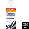 Desodorante Antitranspirante Aerosol Rexona Invisble Feminino 72h 250ml Desodorante Antitranspirante Aerosol Rexona Invisble Feminino 72h 250ml