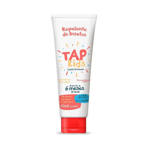 Repelente de Insetos Infantil Tap Kids 15% de IR3535 Loção Cremosa 100ml