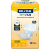 Fralda Geriátrica Unissex Bigfral Derma Plus Adulto G 7 unidades