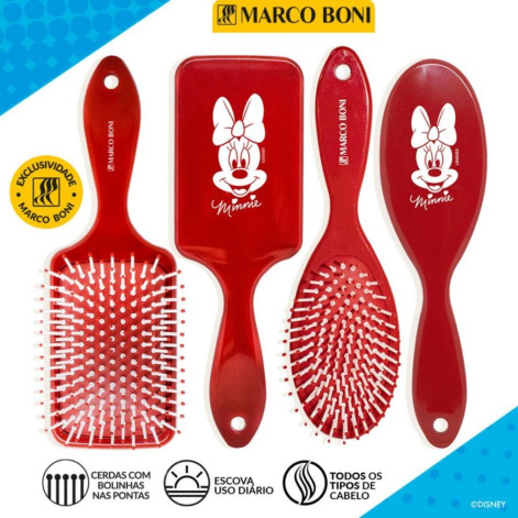 Escova de Cabelo Marco Boni Oval Disney Minnie