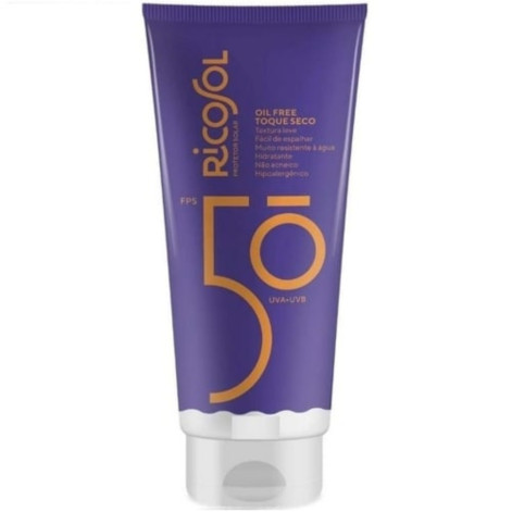 Protetor Solar Ricosol Oil Free Toque Seco FPS 50 com 180g