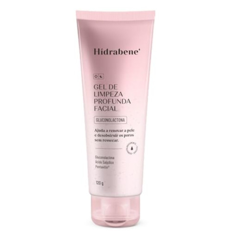GEL DE LIMPEZA PROFUNDA FACIAL GLUCONOLACTONA HIDRABENE 120G