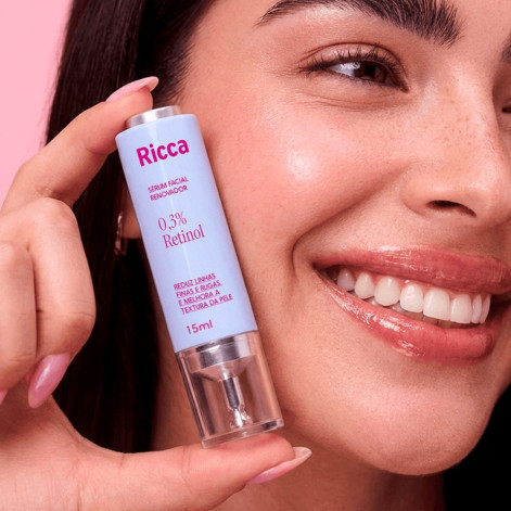 Sérum Facial Renovador Ricca 0,3% Retinol 15ml