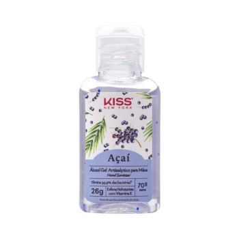Álcool Em Gel Antisséptico Para Mãos Açaí Kiss New York 26g