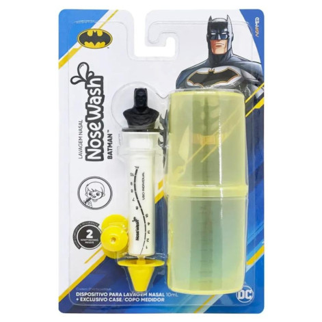 Dispositivo para Lavagem Nasal Nosewash Kit Batman 10ml Dispositivo para Lavagem Nasal Nosewash Kit Batman 10ml