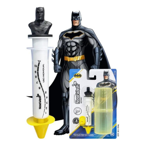 Dispositivo para Lavagem Nasal Nosewash Kit Batman 10ml Dispositivo para Lavagem Nasal Nosewash Kit Batman 10ml