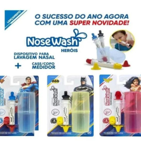 Seringa para Lavagem Nasal com Copo Medidor Superman Nosewash - Agpmed