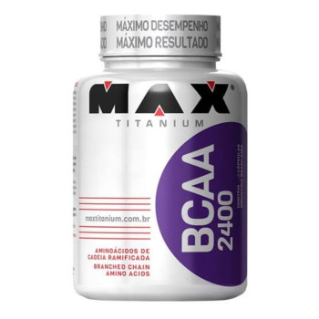 Bcaa 2400 Aminoacido Max Titanium 60 Capsulas