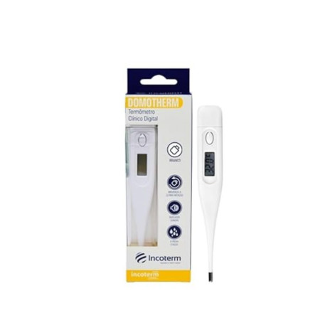 Termômetro clínico digital corporal domotherm Branco Incoterm