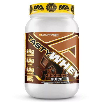 Tasty Whey Adaptogen 900g Sabor Chocolate Suiço