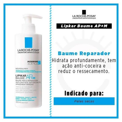 Hidratante Corporal La Roche-Posay Lipikar Baume AP+M 400ml