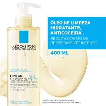 Óleo de Limpeza Lipikar Cleansing Oil AP+ 400ml La Roche-Posay