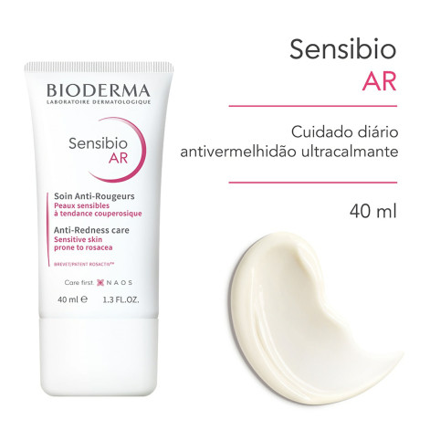 Hidratante Bioderma Sensibio Ar Cuidado Diário Antivermelhidão Ultracalmante Para Peles Sensíveis 40ml