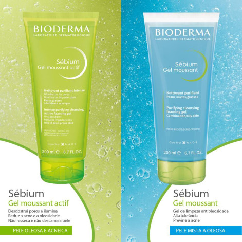 Gel De Limpeza Antioleosidade Bioderma Sébium Gel Moussant 100ml Gel De Limpeza Antioleosidade Bioderma Sébium Gel Moussant 100ml